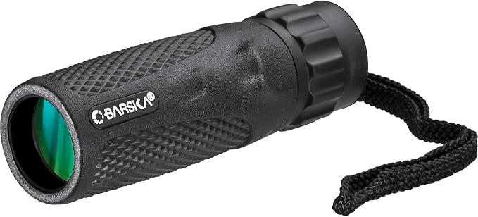 Barska Blackhawk Waterproof Monocular – Compact, Slip-Resistant Grip by Barska