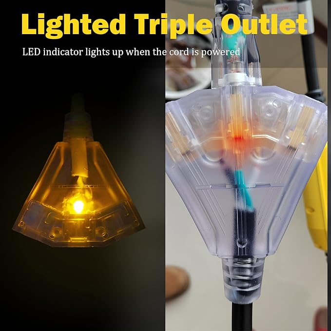 EP 3 Ft Lighted GFCI Extension Cord - Image 4