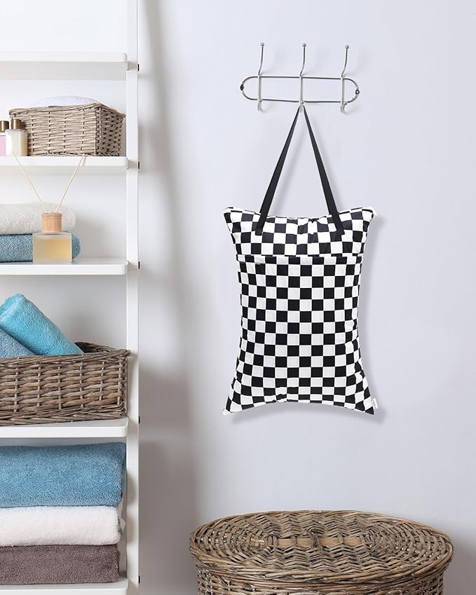 ALVA ALVABABY 2 Pack Large Wet Dry Bag Waterproof Hanging Cloth Diaper - Image 4