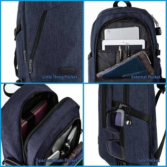 Mancro 17.3 in Business Laptop Backpack - Image 3