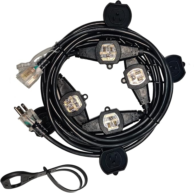 25FT Power Extension Cord by oviitech