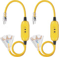 DEWENWILS 3FT GFCI Extension Cord Outdoor, 12/3 AWG SJTW Heavy Duty Power Cable by DEWENWILS