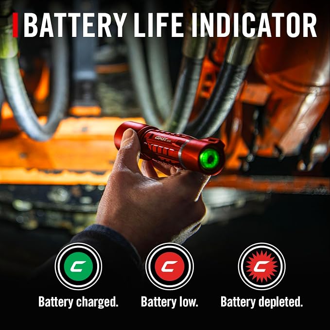 Coast XP11R 2600 Lumen USB-C Rechargeable LED Flashlight - Image 12