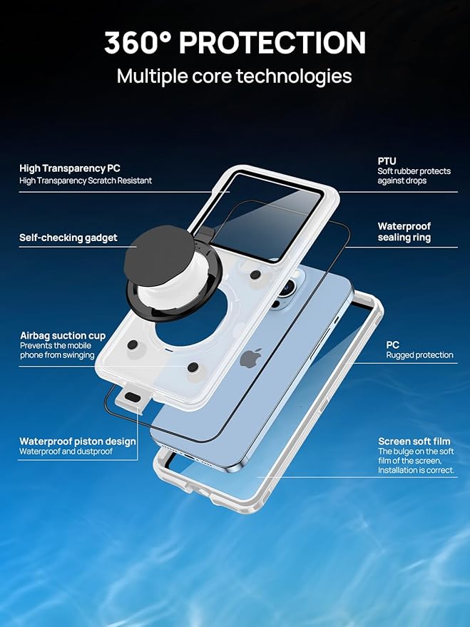 Lanhiem Snorkeling Underwater Phone Case - Image 5