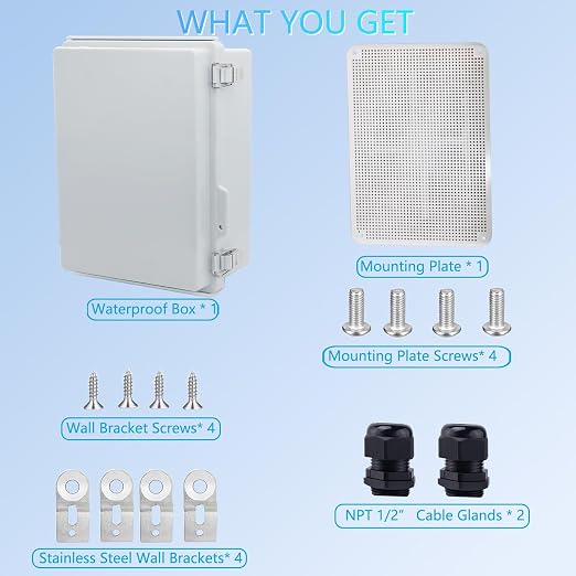 IP67 Waterproof Junction Box, ABS Plastic Electrical Enclosure - Image 7