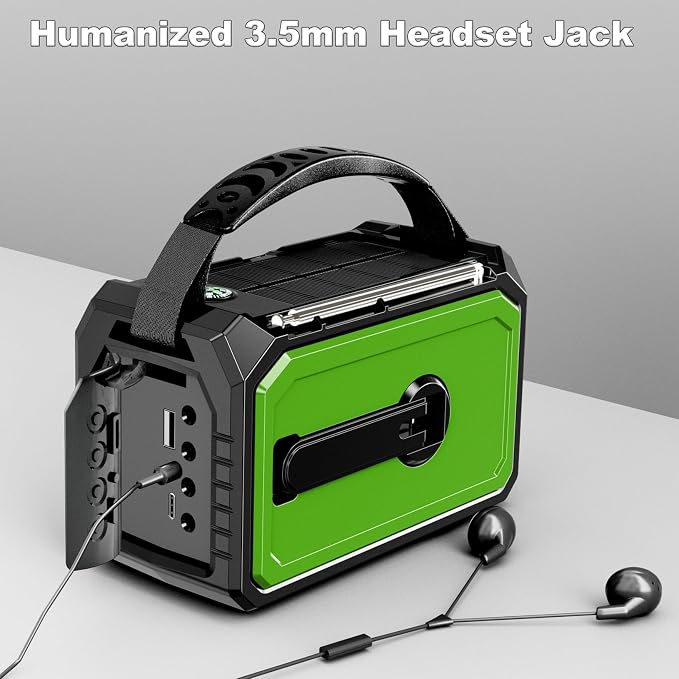 16000mAh Hand Crank Emergency Weather Radio - Image 8