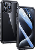 Lanhiem for iPhone 15 Pro Max Waterproof Case, Dustproof Case Built-in Screen by LanhiemHome