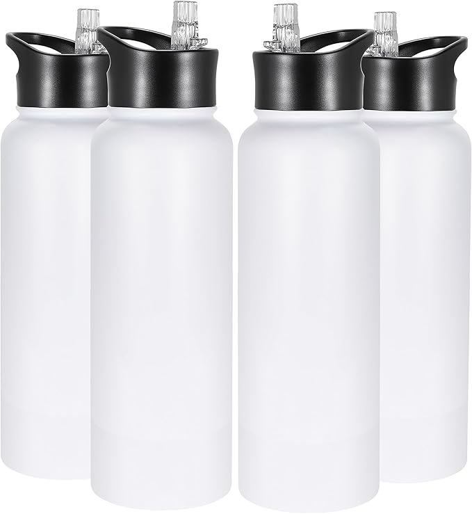 VEGOND 40 oz Insulated Water Bottle Bulk Stainless Steel Metal Water Bottles by VEGOND