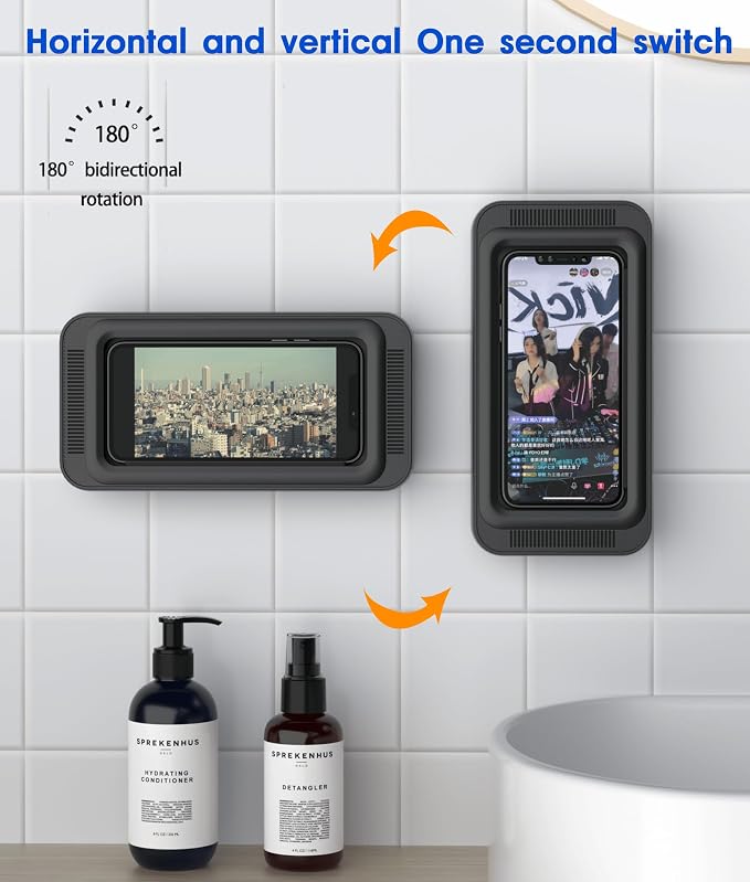 Mistriddle Waterproof Shower Phone Holder - Image 7