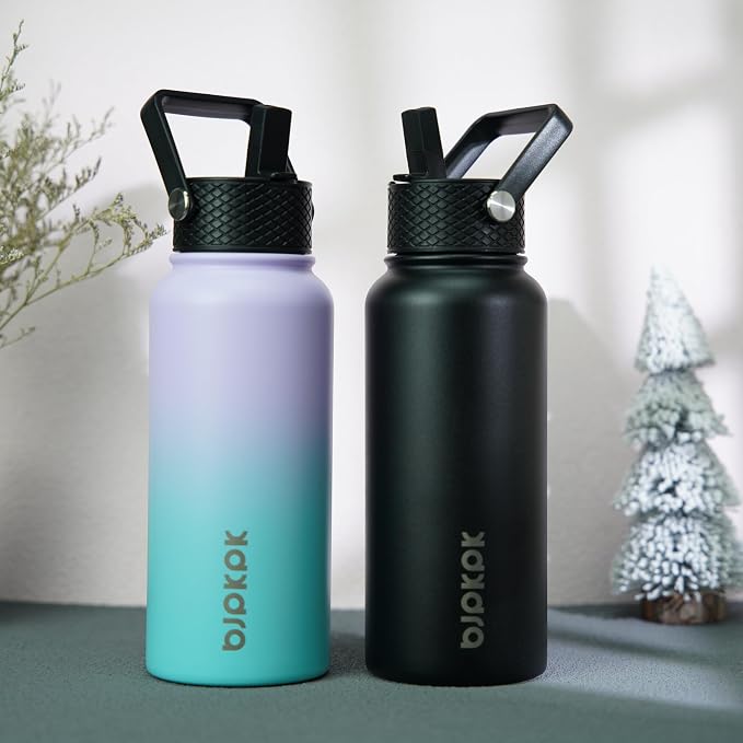 BJPKPK 2 Pack Insulated Water Bottles - Image 5