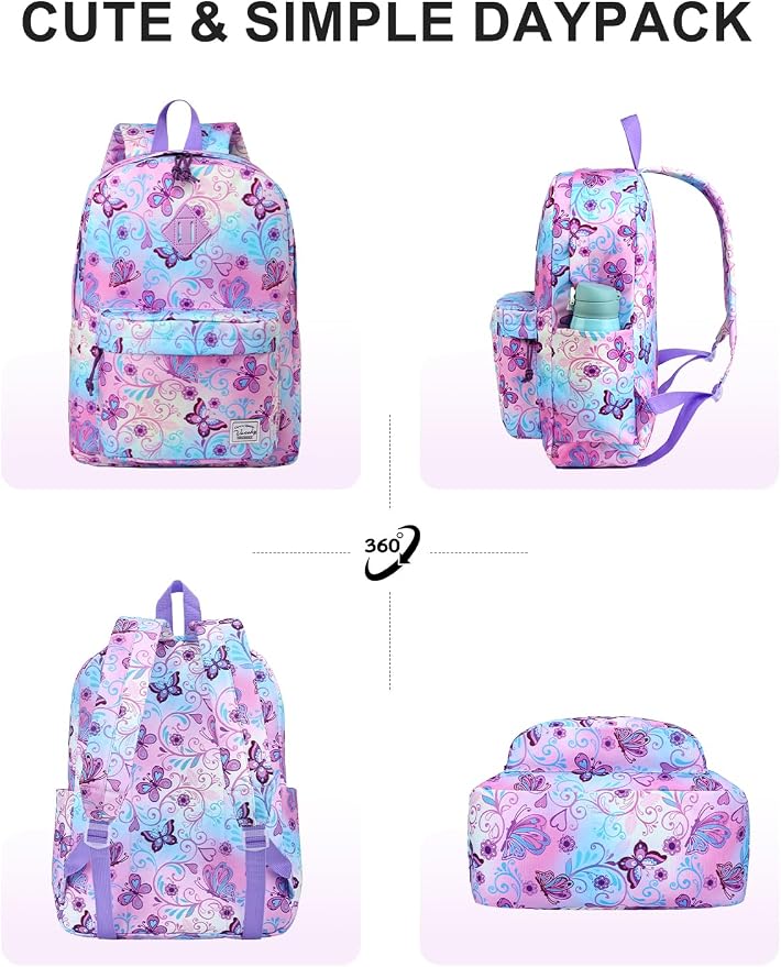 VASCHY Backpack for School, Lightweight Water Resistant Bookbag Schoolbag - Image 6