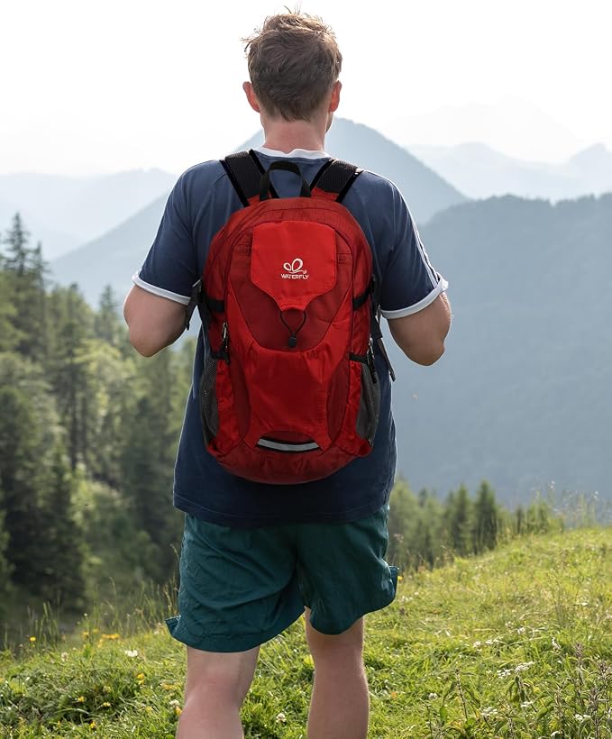 WATERFLY Lightweight Packable Hiking Backpack: 30L Foldable Travel Daypack - Image 7