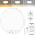 Rechargeable 6W Motion Sensor Ceiling Light Indoor, No Wiring & Magnetic by ShunFSC