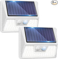 vighep 2 Pack Solar Motion Lights Outdoor, Waterproof Fence Lights Solar Powered by Vighep