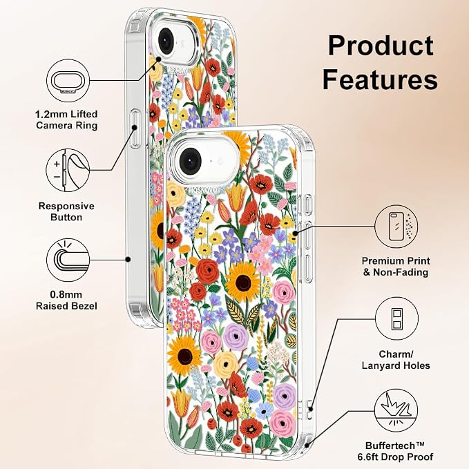 MOSNOVO for iPhone 17e Case/iPhone 16e Case, Shockproof Military-Grade - Image 6