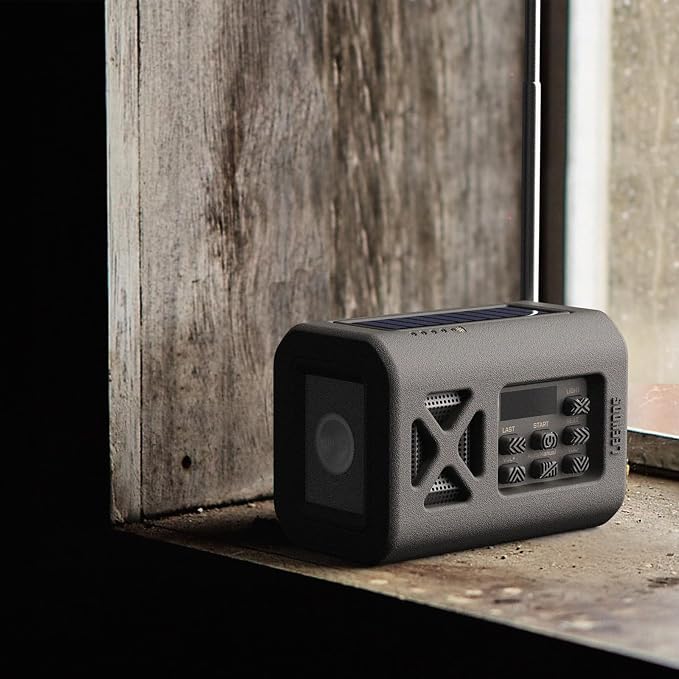 【2025 Newest】 Emergency Crank Weather Radio, NOAA/AM/FM Portable Solar Radio - Image 7