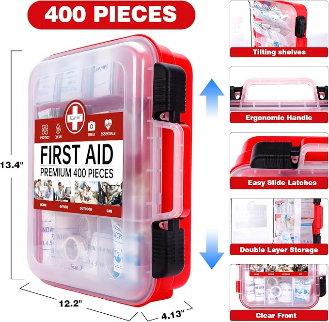 400 Pieces All-Purpose First Aid Kit - Image 3