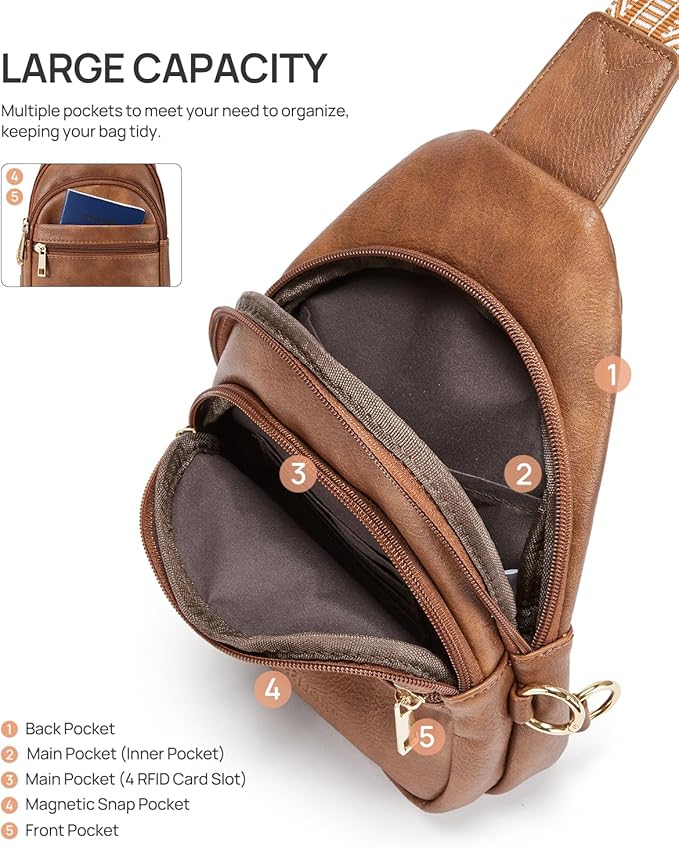 CHOLISS Anti Theft Small Sling Bag - Image 4