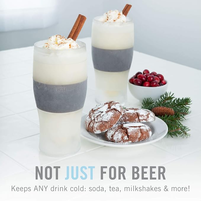 Host Freeze Beer Glasses, Frozen Beer Mugs, Freezable Pint Glass Set, Insulated - Image 5