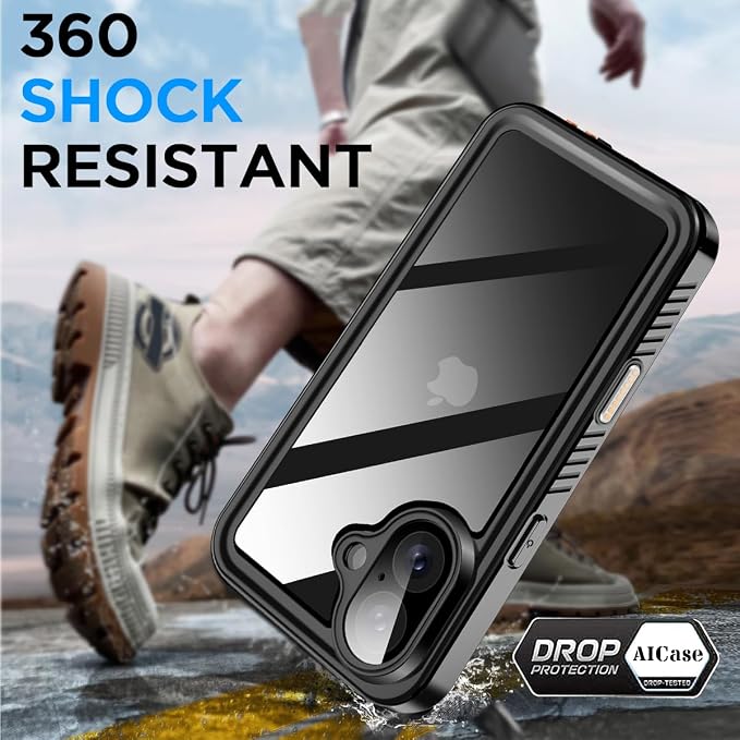 AICase Compatible with iPhone 16 Plus Case Waterproof - Image 4