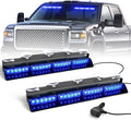 HLauto 6Z4J Emergency Dash Strobe Lights: 2x16.8 inch Blue Safety Lights by HLauto