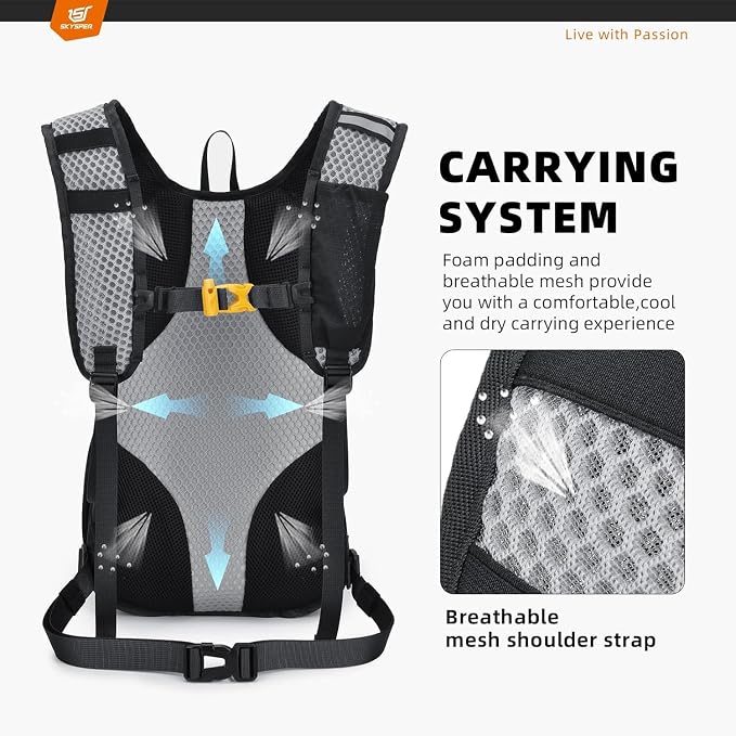 SKYSPER Small Hiking Backpack - 25L Travel Daypack Lightweight Bag Water - Image 3