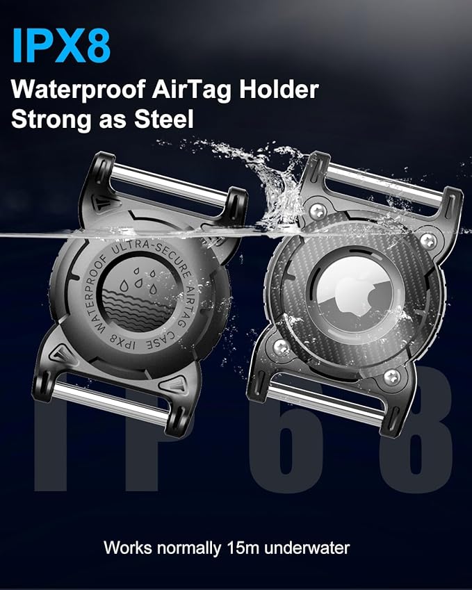 ONEONTA for Airtag Dog Collar Holder 4 Pack | Airtag Dog Waterproof - Image 6