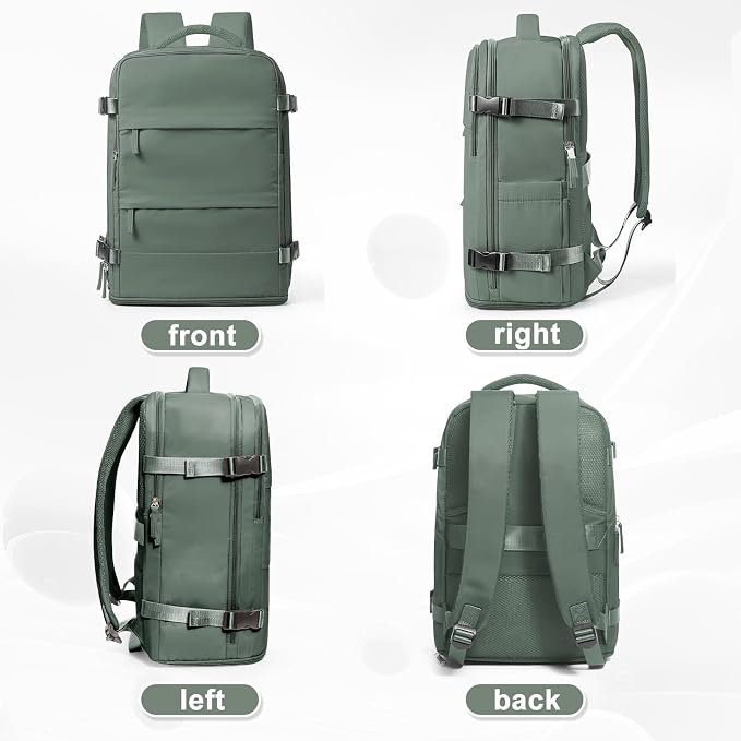 coowoz Large Travel Backpack For Women Men, Carry On Backpack Flight Approved - Image 9