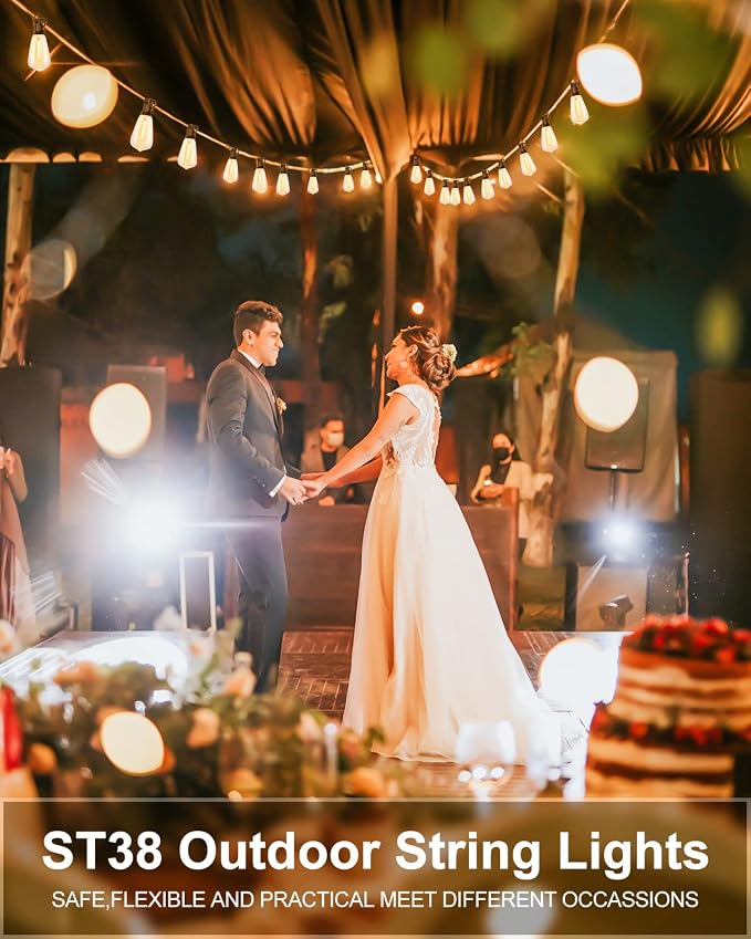 Lightdot 200FT Outdoor String Lights, LED Bistro String Lights - Image 10