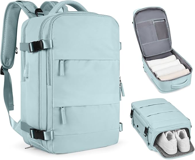 coofay Personal Item Travel Backpack by coofay