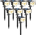 btfarm Solar Spot Lights Outdoor Waterproof, 8 Pack/3 Modes Motion Sensor Lights by btfarmdecorativelighting