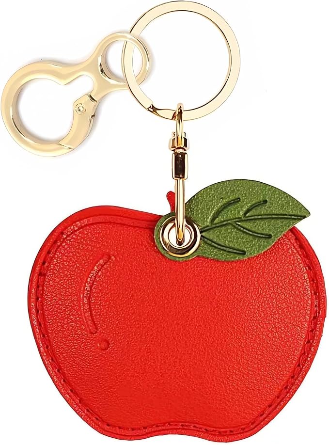 Leather Keychain Holder Case Compatible by BORKUANA