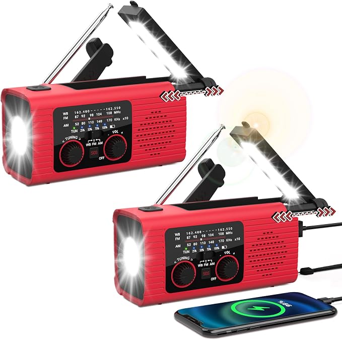 NITIGO Emergency Weather Radio NOAA AM FM WB by Nitigo