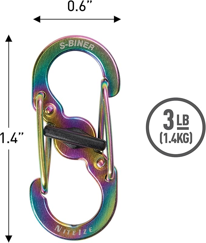 Nite Ize S-Biner MicroLock Stainless Steel - Image 3