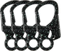 Ahiller Carabiner Clip, Double Anti-Misopening Locking Design, Key Ring Clip by Ahiller