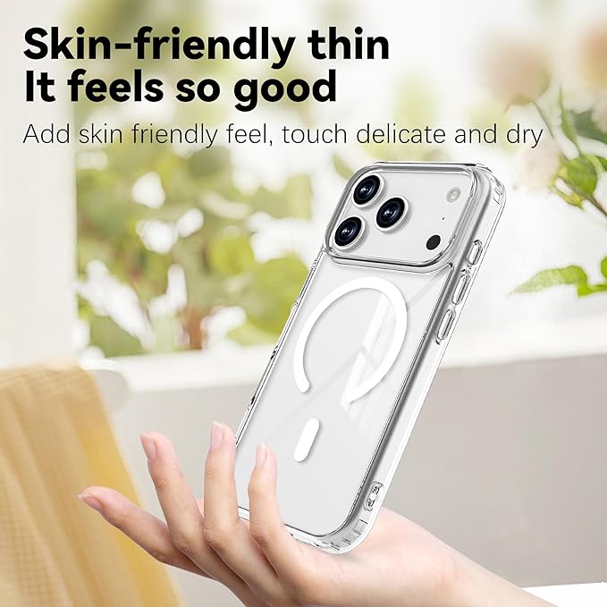 Magnetic Designed for iPhone 17 Pro Max Case Clear - Image 6