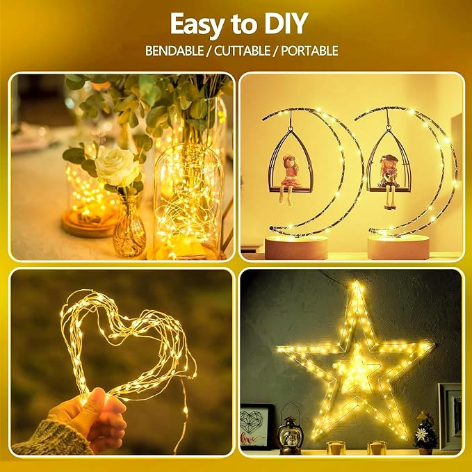 2-Pack Fairy Lights Battery Operated - Image 4
