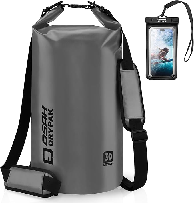 Waterproof Dry Bag, 5L/10L/20L/30L/40L Roll Top Lightweight Storage Backpack by OSAHDRYPAK