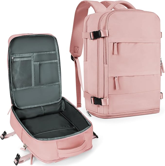 coowoz Large Travel Backpack For Women Men, Carry On Backpack Flight Approved by coowoz