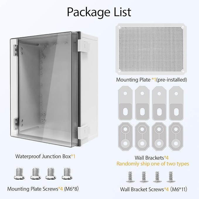 Electrical Box IP65 Waterproof ABS Plastic Enclosure Outdoor and Indoor Project - Image 7