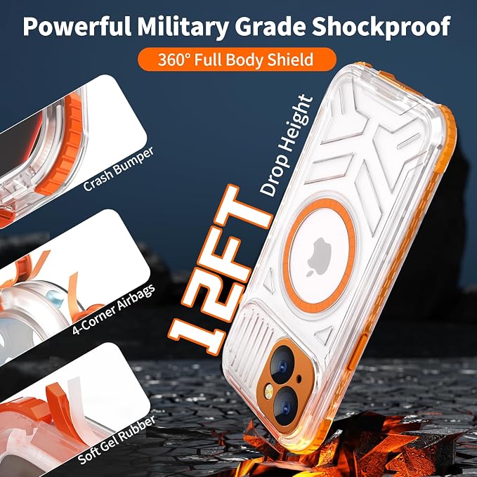 for iPhone 15 Waterproof Case Compatible - Image 5