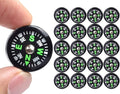 20 Pack Button Compass Mini Pocket Oil Filled Compass by ZoloAJay
