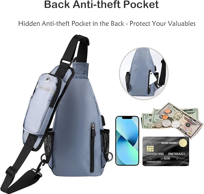 JENAGREEN Sling Backpack Crossbody Sling Bag - Image 7
