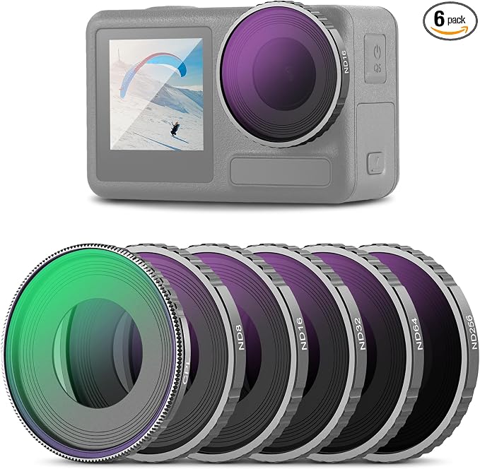 NEEWER 6 Pack ND Filter Set Compatible by Neewer