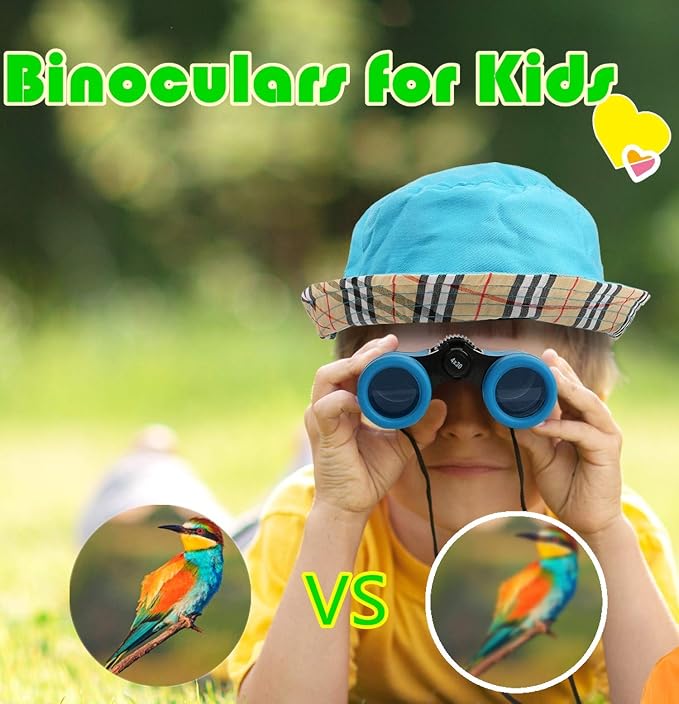 Scotamalone Kids Binoculars Shock Proof Toy Binoculars Set - Image 3