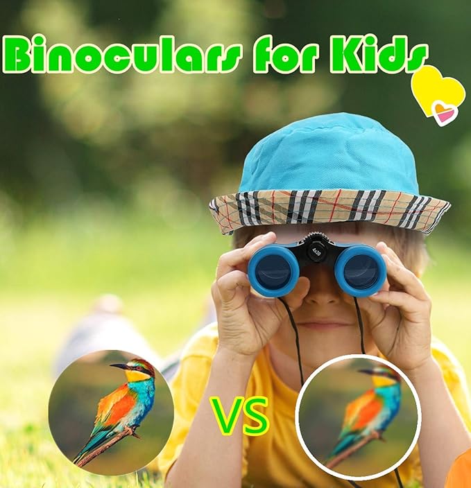 Scotamalone Kids Binoculars Shock Proof Toy Binoculars Set - Image 3