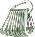 Booms Fishing CC5 Multi-Use Carabiner Clips, 10 Pack 2.7" Small Caribeener Clips by BoomsFishing