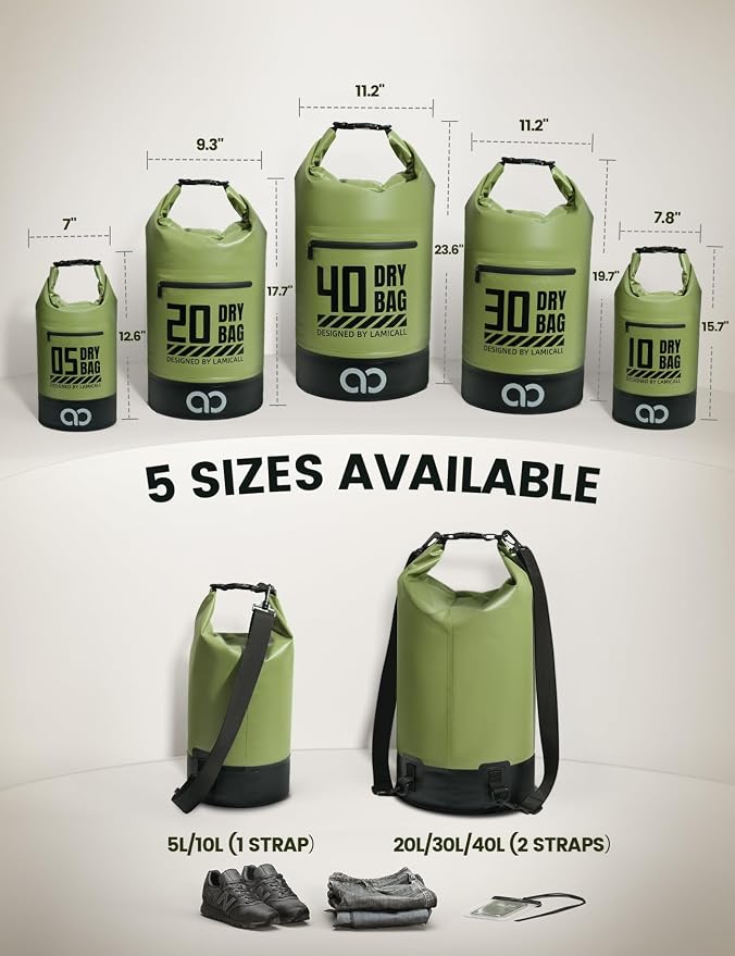 Lamicall Waterproof Dry Bag - Image 2