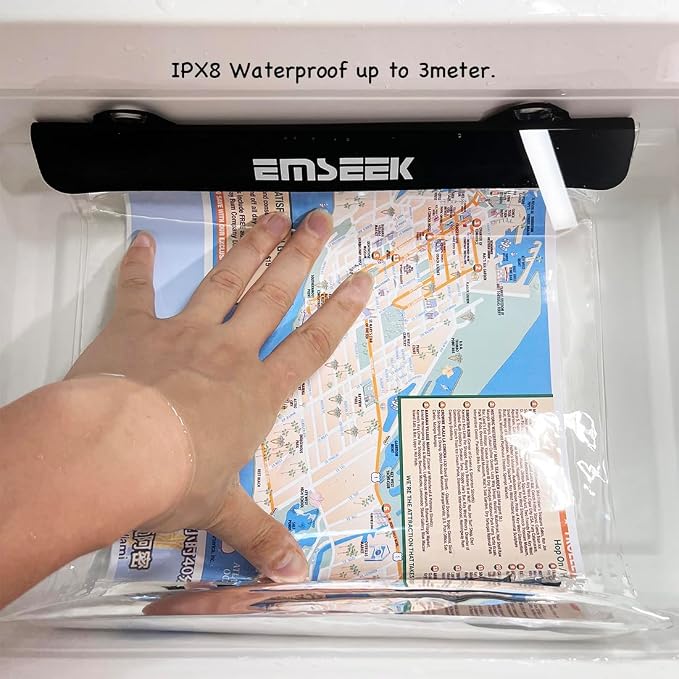 Waterproof Map Case 13 inch Clear Dry Tablet Bag A4 Waterproof Map Pouch Holder - Image 4