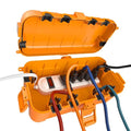 Flemoon Medium Outdoor Electrical Box, IP54 Waterproof Extension Cord Cover w/6 by FLEMOON